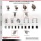 Service Caster 4 Inch 316SS High Temp Glass Filled Nylon 1-1/2 Inch Stem Caster with Brake SCC SCC-SS316EX20S414-GFNSHT-TLB-112 - alternate 3